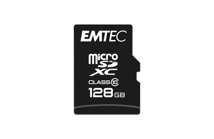 128 GB Micro SD Speicherkarte EMTEC 128GB Memory Card Class10 SDXC Full HD - Bild 2 von 2