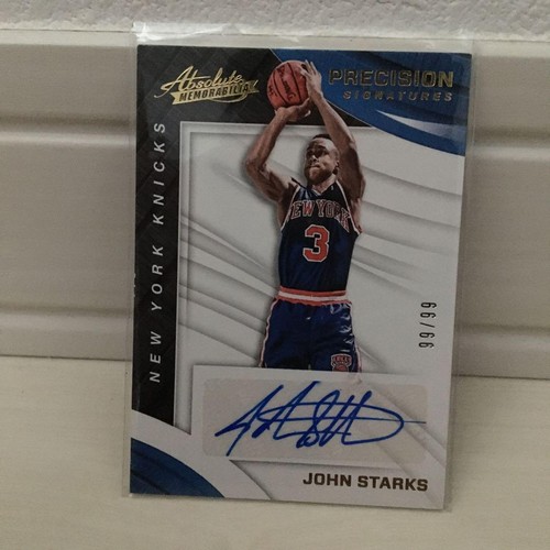 2017 Panini Absolute John Starks New York Knicks Auto /99 From Japan #PS-JK - Picture 16 of 24