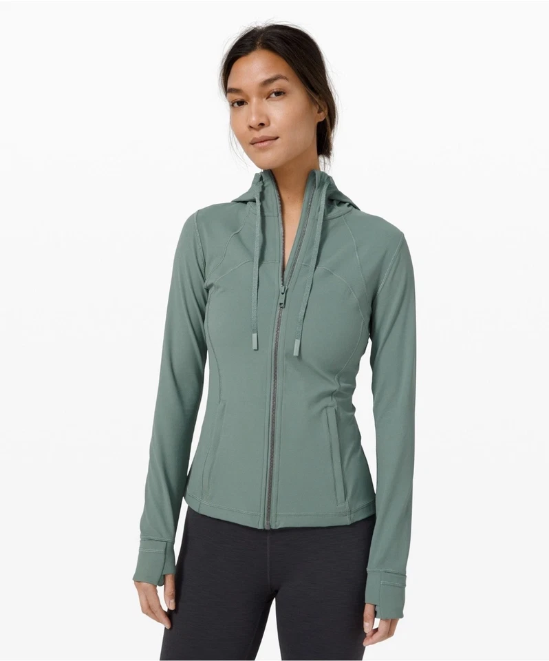 Lululemon Define Jacket Womens 8 Hooded Full Zip Lightweight Yoga Activewear - Image 2 of 4