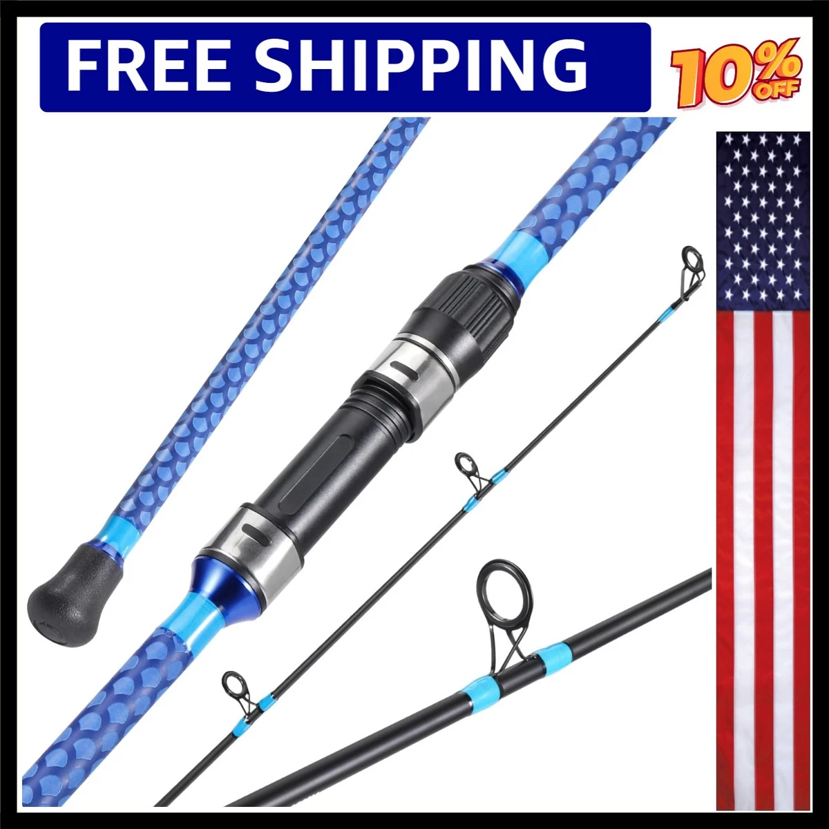 10 foot ugly stik surf rod Carbon Spinning Rods that act like skittish thoroughbreds instead of unshod workhorses Amazon 10ft Surf Casting Rod