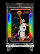 2003/04 Bowman Chrome TONY PARKER /300 REFRACTOR SSP HOLO VARIATION #75🔥RARE🔥
