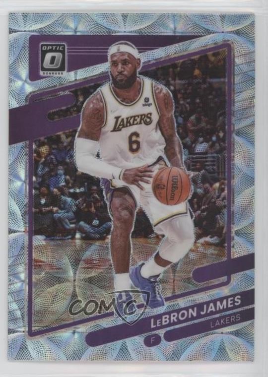 2021-22 Panini Donruss Optic Premium Box Set Prizm 128/249 LeBron James #41 00zd