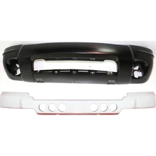 Bumper Cover Kit For 2004 Jeep Grand Cherokee Primed with Bumper Absorber Front