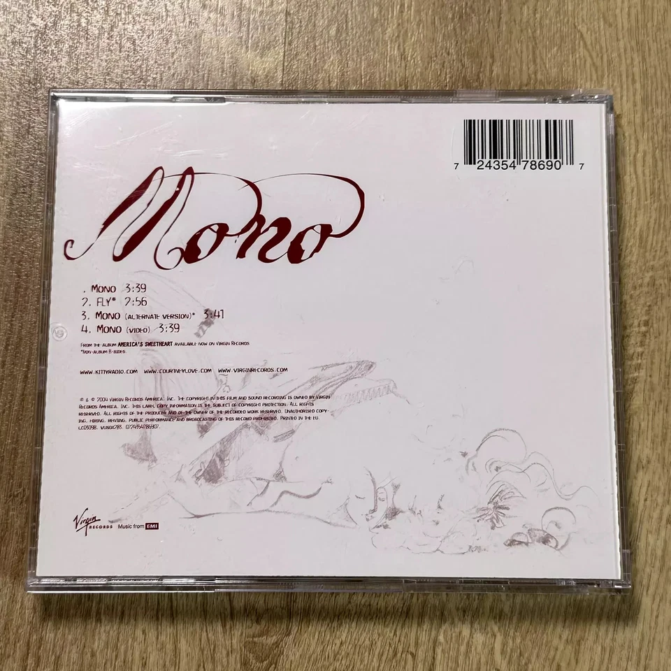 Courtney Love Mono UK 3 Track CD Single Rare 2004 Hole Nirvana L7 Veruca Salt - Bild 2 von 4
