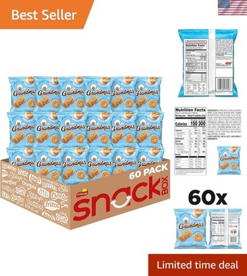 Bulk 60-Pack: Mini Vanilla Crème Cookies for Every Occasion - 2.12oz Each