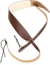 Levy's PM14 2.5" Geuine Leather Banjo Strap - Brown