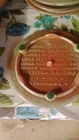 Frankoma Ceramic Art Pottery Ashtray Royal Gorge Colorado Brown Beige Decorative
