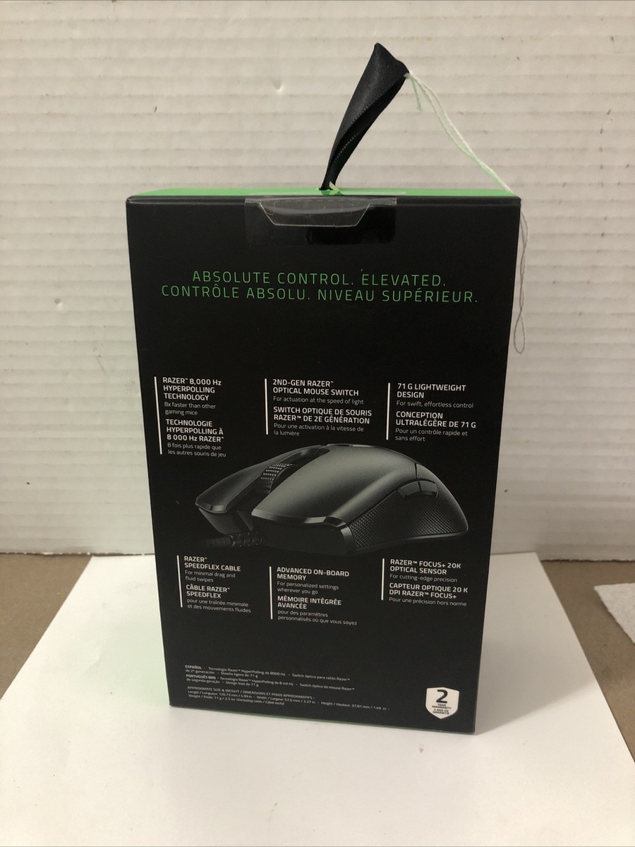 さく8 【非売品】激レア Razer クション×2 Razer Viper 8KHz Ambidextrous Esports Gaming Mouse - Black