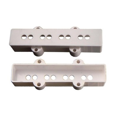 2 Stück 4 Saiten Jazz Bass Pickup Cover Neck & Bridge Für JB Bass Parts