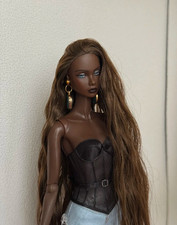 integrity toys OOAK Repaint Poppy Parker Custom Art Doll Head