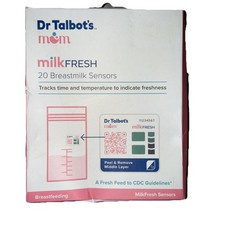 Dr. Talbot's Mom MilkFresh Breastmilk Freshness Sensors, 20 Ct/Box, Lot Of 3 Box