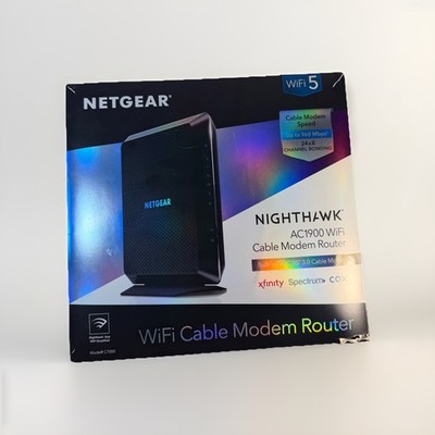 NETGEAR Nighthawk AC1900 C7000V2 Wi Fi Cable Modem Router