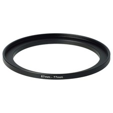 Step Up Ring Adapter 67mm auf 77mm Kamera Obj...