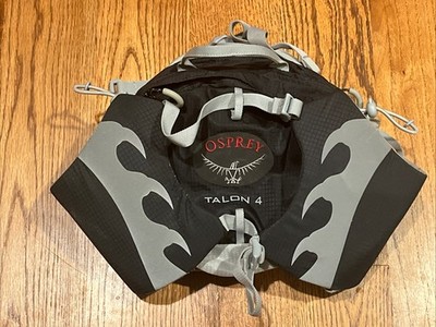 OSPREY Talon 4 Gray Waist-Pack Fanny Pack  With 2 Water Bottles Hiking BB
