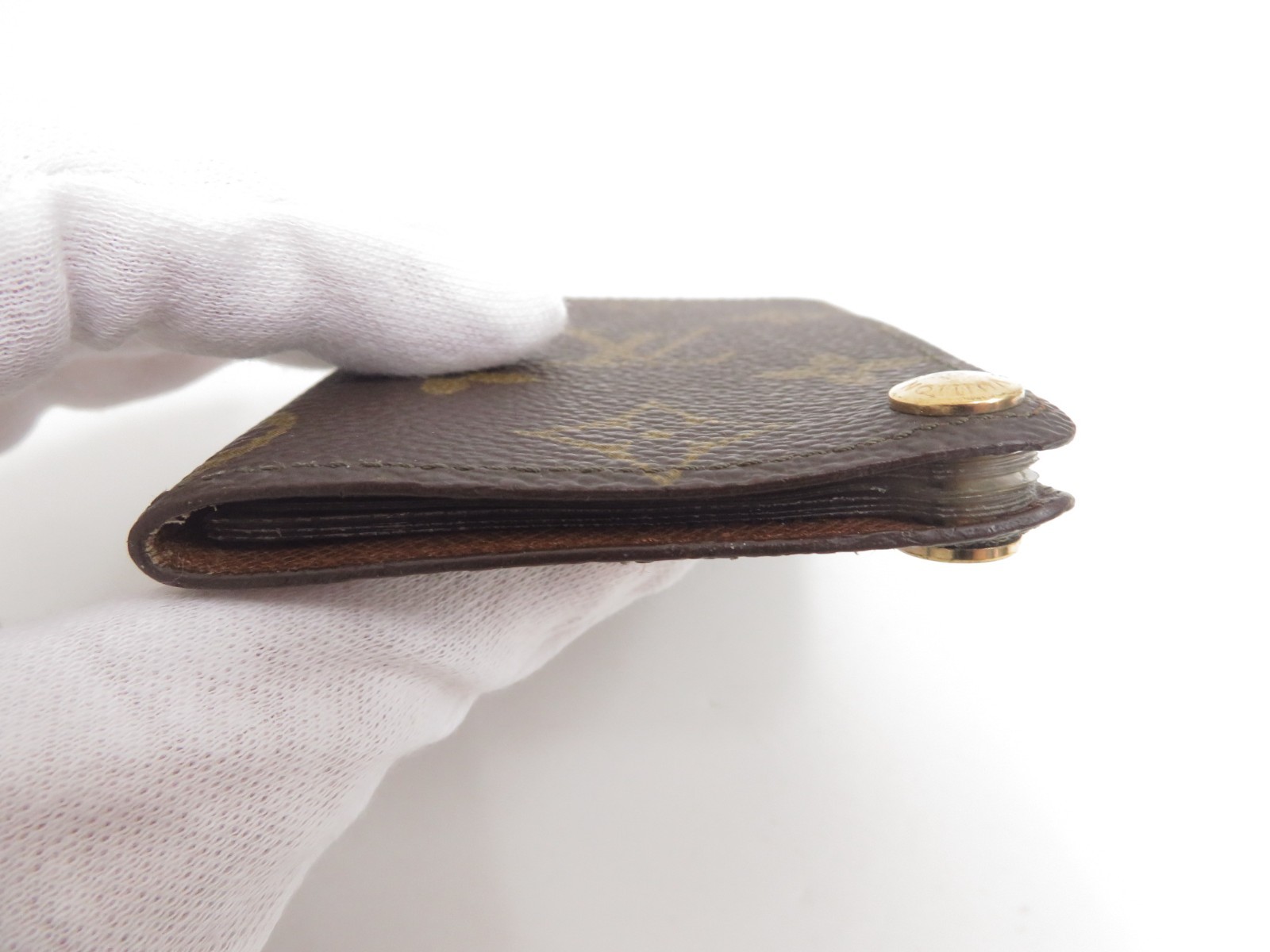 Authentic LOUIS VUITTON  Monogram Pression Pass C… - image 6