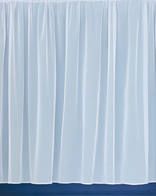 Schlichte elegante weiße Voile Netz Gardine-hochwertig alle Größen verfügbar 36''-90''