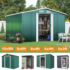 Metal Garden Shed 6X4ft 6X8ft 8X10ft Outdoor Garden Storage Shed for Tool Bike