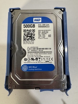 Western Digital Blue 500GB, Internal, 7200 RPM, 3,5in (WD5000AZLX) Hard Disk