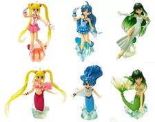 Furuta Mermaid Melody Pichi Pichi Pitch Trading Figure Doll Compete Set of 6