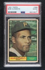 1961 Topps Roberto Clemente (Called Bob on Card) #388 PSA 2 HOF 1q7