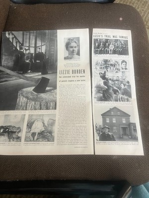1948 LIFE Magazine Lizzie Borden Complete 3-Page Story Fall River Legend Ballet 