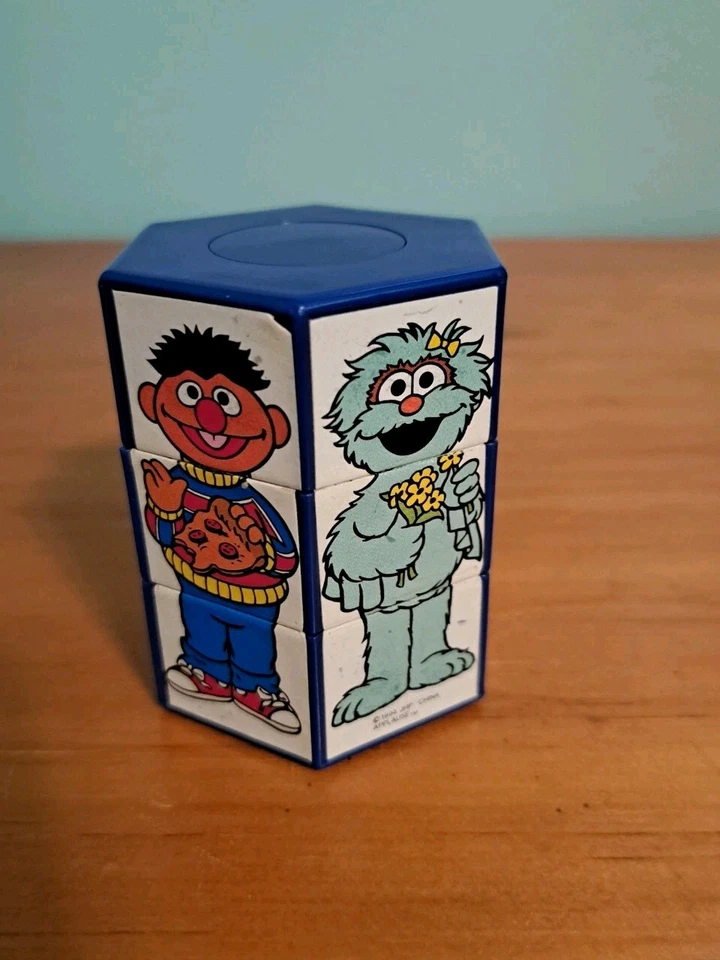 Quebra-cabeça Sesame Street cubo torção teaser vintage - Imagem 2 de 4