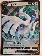 Lugia v SWSH301 Jumbo Oversized Holo Card Black Star Promo