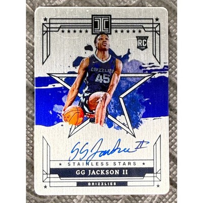 2023 Impeccable #SSA-GGJ GG Jackson II Stainless Stars Autographs Blue RC /75