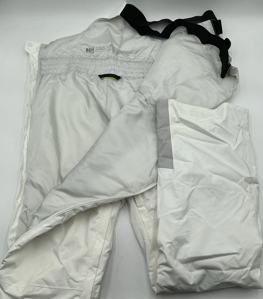 Helly Hansen 女式 WP 传奇隔热围兜滑雪雪裤-白色-尺寸:S — 第 2/4 张图片