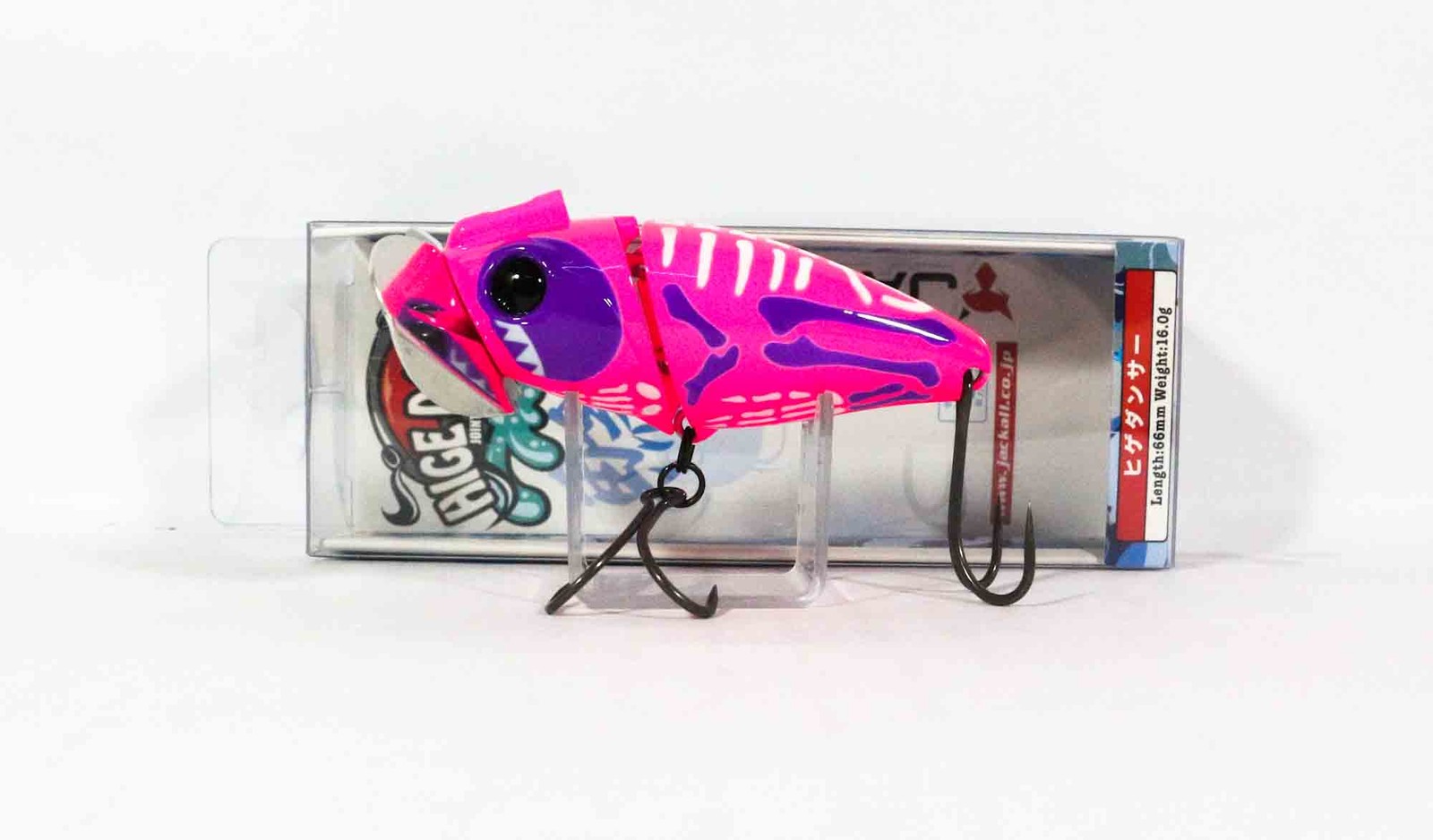 Jackall Hige Dancer 66 mm 16 grams Floating Lure PP Frog Bone (3435)