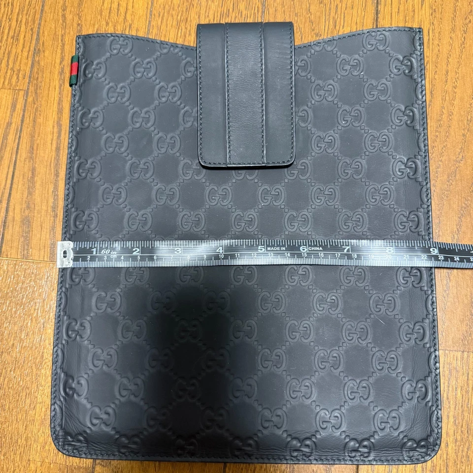 Gucci iPad case Guccissima Gray Shelly line Webline - Image 3 of 4