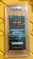 2017 NCAA Final Four Men's Basketball CHAMPIONSHIP FULL Ticket PSA 7 NM, RARE!!!