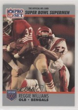 1990 Pro Set Super Bowl XXV Silver Anniversary Box Set Reggie Williams #135 0f6