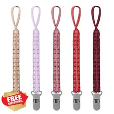 Symbolife Pacifier Clip Size 1 5 Pack Mixed