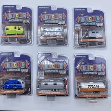 GREENLIGHT - 1:64 Scale - Hitched Homes Series 9 - Complete Set of 6 - 34090 A-F