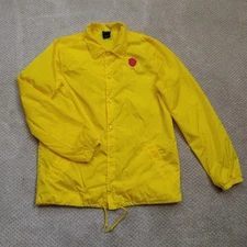 It Chapter 2 Jacket Mens sz L Yellow Snap Windbreaker Time to Float Stephen King