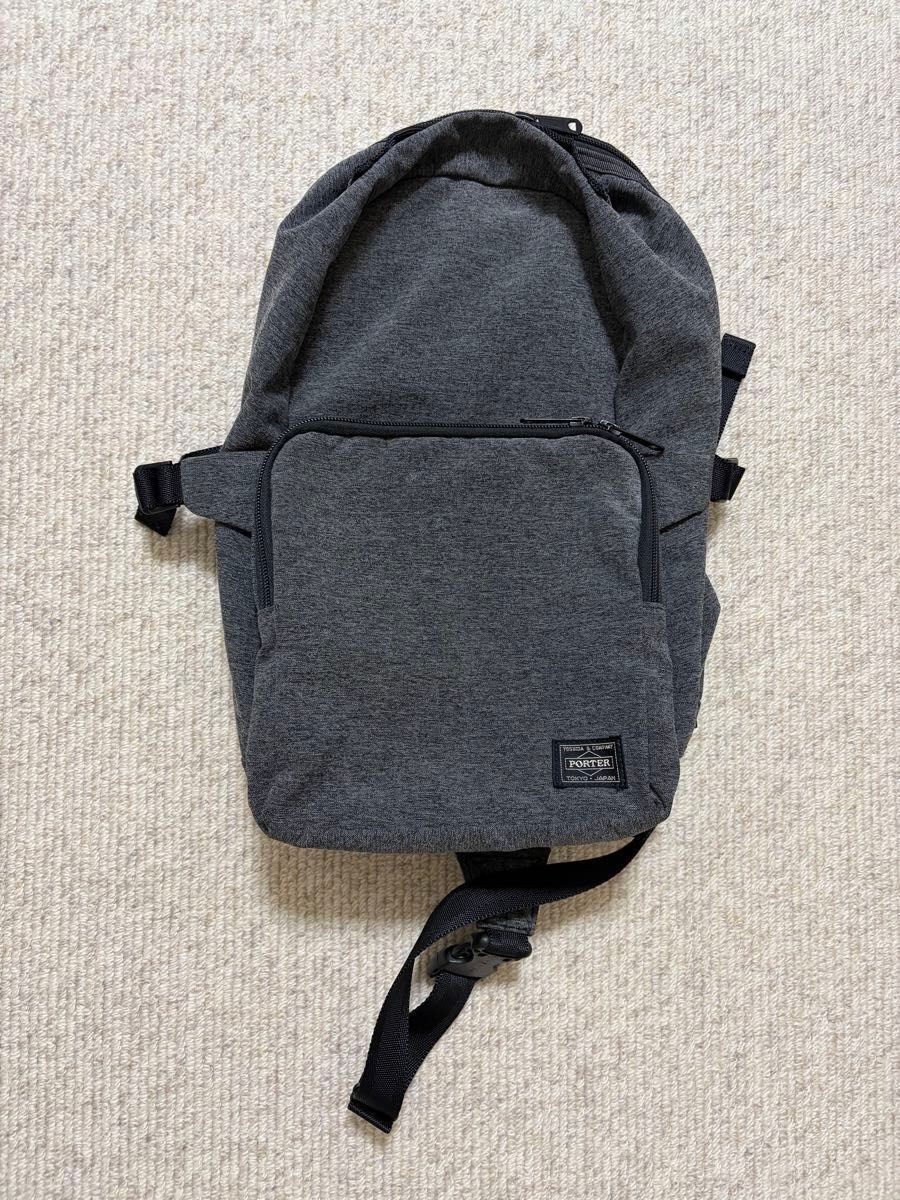 PORTER FUNCTION Sling Bag Black 10 Nylontote USED - image 2