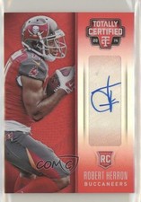 2014 Totally Certified Rookie Signatures Mirror Red 3/25 Robert Herron Auto 1h1
