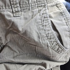 Vtg Old Navy Mens Y2K Paratrooper Rips top Utility Cargo Army Green Pants 31x32