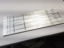 Fastracks 0 Scale 2 Rail Code 125 #6 Switch Plate For Handlaid Track 