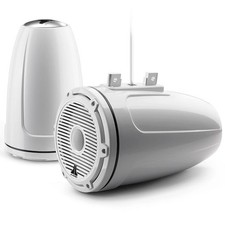 JL Audio 010-03856-00 M6 Enclosed Tower 7.7" White Classic Marine Speakers