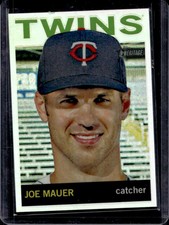 2013 Topps Heritage Joe Mauer Chrome Refractor #/564 Twins