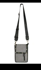 VAAN & CO - VC10 Millie Houndstooth Front Close Sling Bag