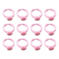 100 Pcs Kids Jewellery for Girls Small Children's Rings Base Adjustable Holder