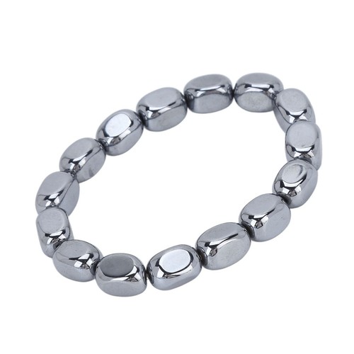Terahertz Energiestein Armband, elastischer Faden Terahertz Heilstein Armband - Bild 5 von 7