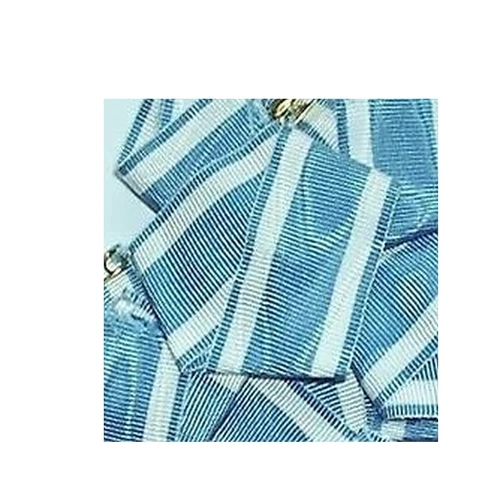 Medal ribbon Denmark light blue white ready sewn 2 pieces (nr2) each 2.60
