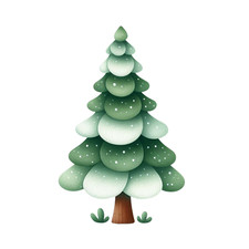 Wall decal sticker Christmas tree wall sticker 18 x 18 cm large
