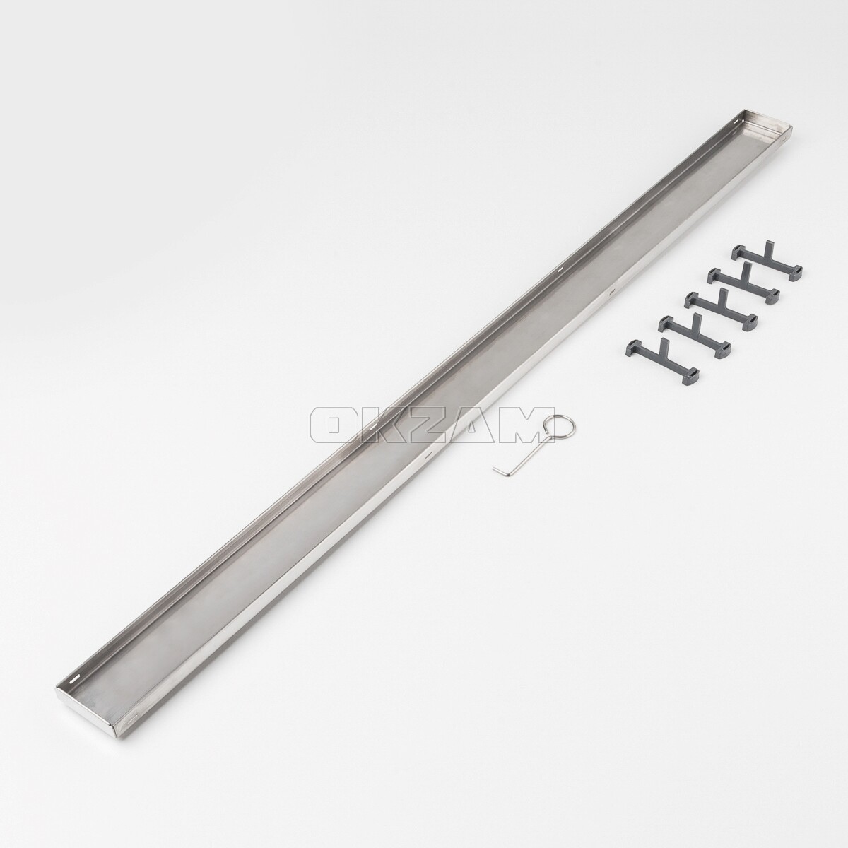 LST Duschrost 700x70mm Doppelwelle - Edelstahl Ablaufabdeckung Für Duschrinne