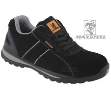 MENS SAFETY BOOTS STEEL TOE CAP WORK HIKING ULTRA LIGHT WEIGHT TRAINERS SHOES