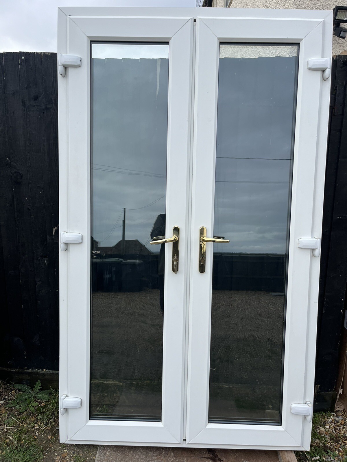 VERY NICE USED UPVC FRENCH DOORS eBay